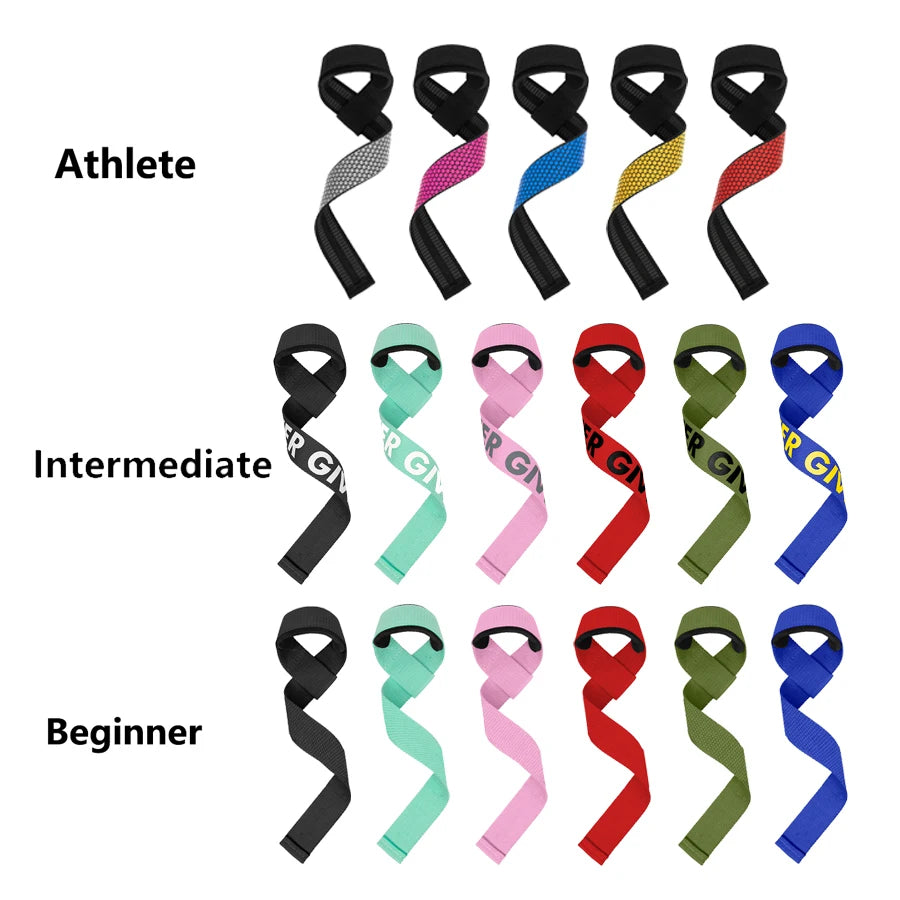 Weight Lifting Wrist Straps – Adjustable Non-Slip Wrist Wraps for Strength Training