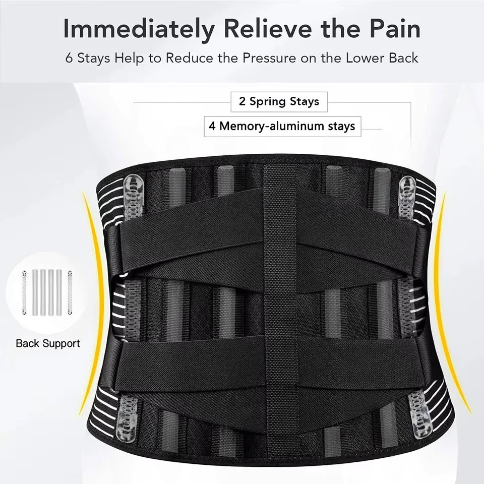 Lumbar Back Support Belt for Men & Women – Orthopedic Waist Trainer Corset for Spine Support, Posture Correction & Pain Relief
