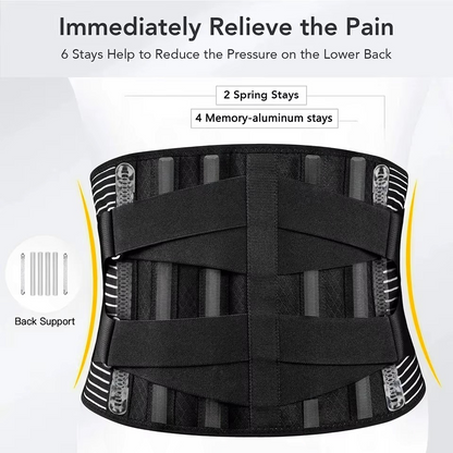 Lumbar Back Support Belt for Men & Women – Orthopedic Waist Trainer Corset for Spine Support, Posture Correction & Pain Relief