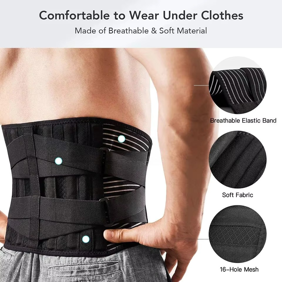 Lumbar Back Support Belt for Men & Women – Orthopedic Waist Trainer Corset for Spine Support, Posture Correction & Pain Relief