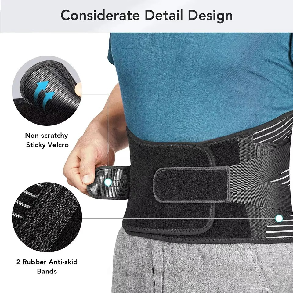 Lumbar Back Support Belt for Men & Women – Orthopedic Waist Trainer Corset for Spine Support, Posture Correction & Pain Relief