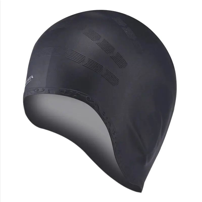 High-Elastic Swim Cap – Large Silicone for Adults
