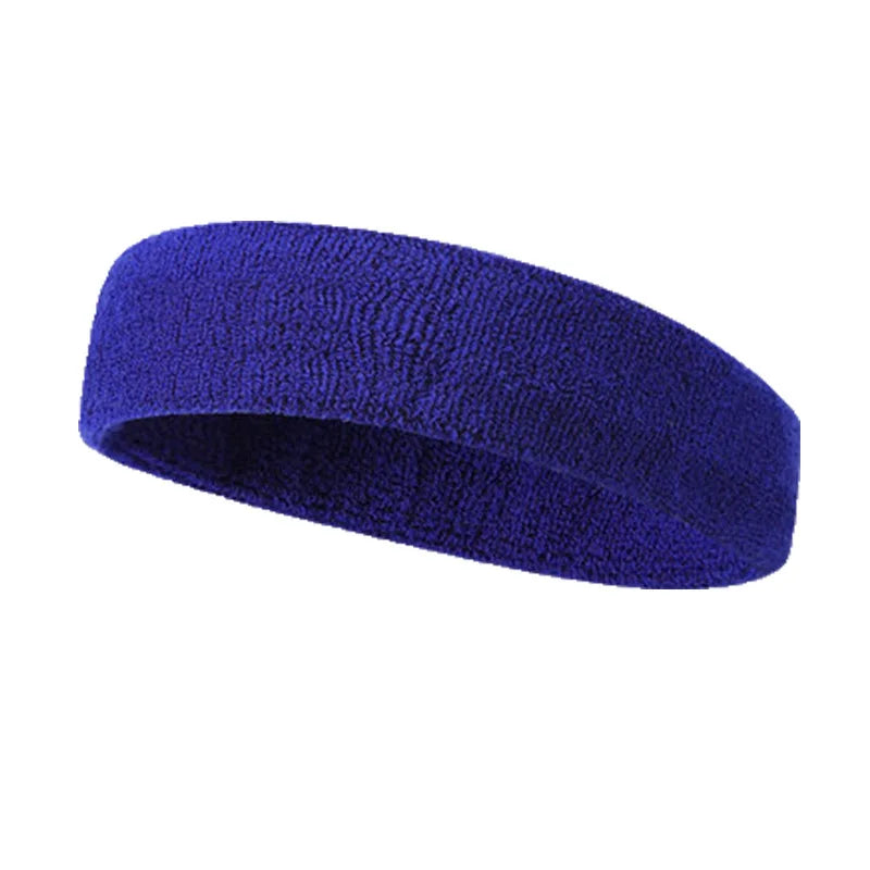 Pure Color Sports Headband – Sweat-Absorbent Running & Fitness Headwear