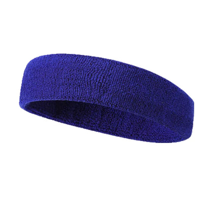 Pure Color Sports Headband – Sweat-Absorbent Running & Fitness Headwear