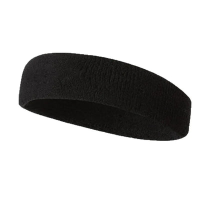 Pure Color Sports Headband – Sweat-Absorbent Running & Fitness Headwear