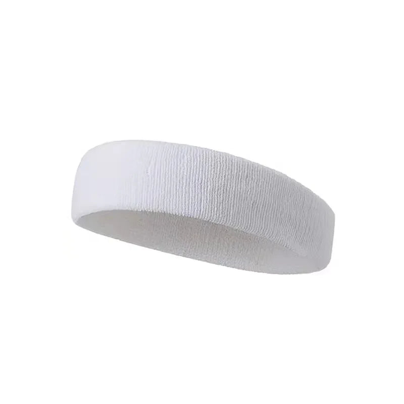 Pure Color Sports Headband – Sweat-Absorbent Running & Fitness Headwear