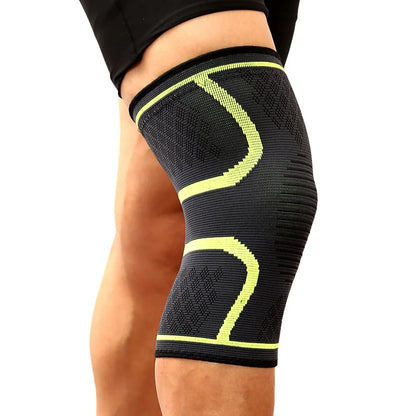 Fitness Knee Support Brace – Elastic Compression Sleeve for Running, Cycling, Basketball & Volleyball