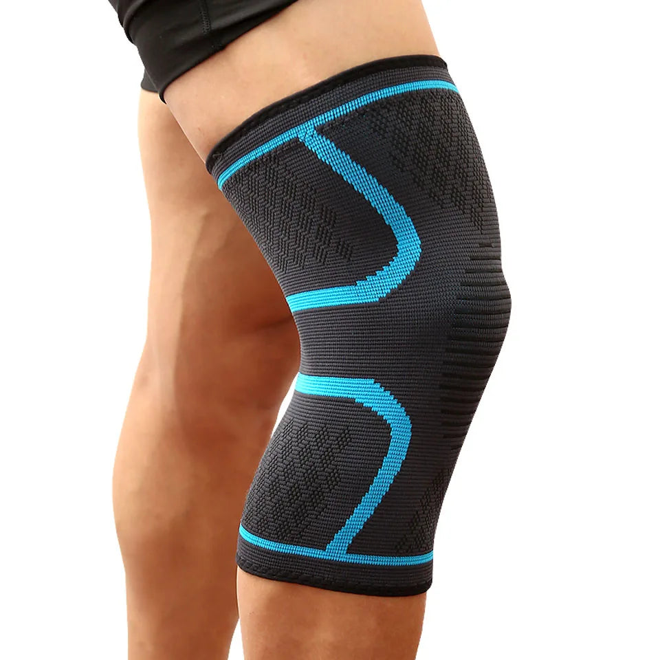 Fitness Knee Support Brace – Elastic Compression Sleeve for Running, Cycling, Basketball & Volleyball