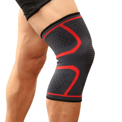 Fitness Knee Support Brace – Elastic Compression Sleeve for Running, Cycling, Basketball & Volleyball