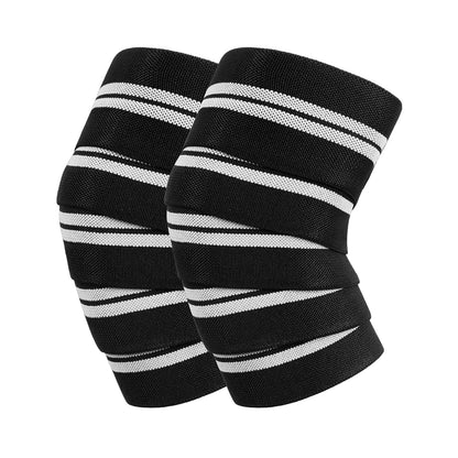 Knee Wraps for Squatting & Powerlifting – Support Bands for CrossFit, Weightlifting & Deadlifts