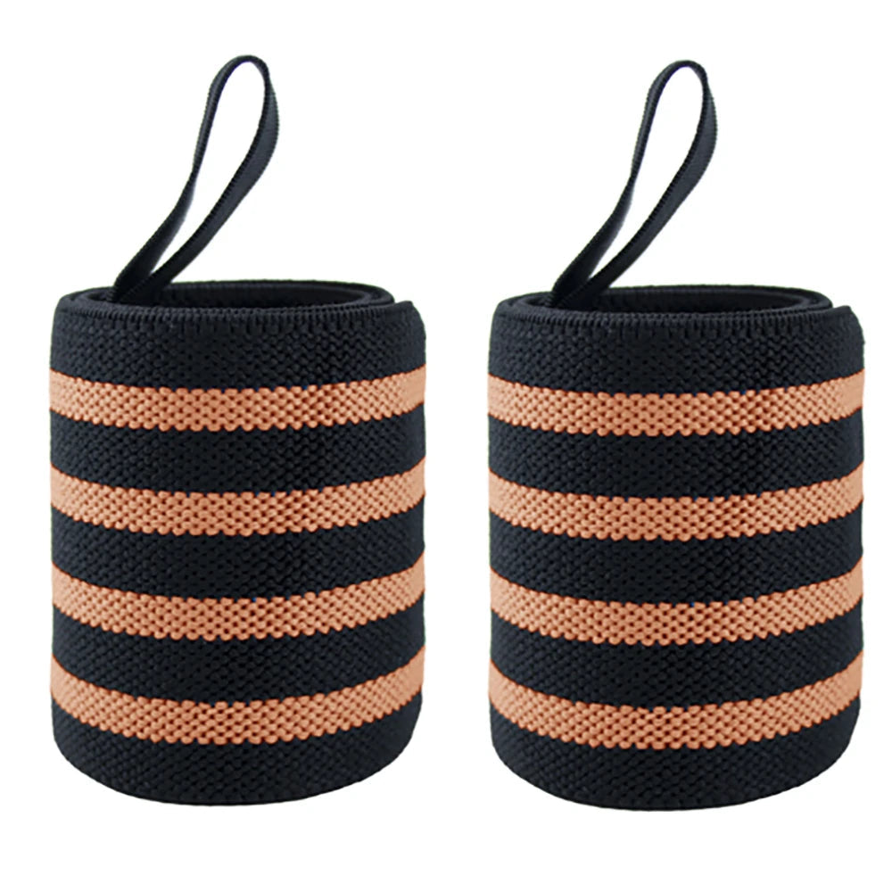 Wrist Support Brace - 1 Pair Extra Strength Weight Lifting Wrist Wraps for Gym & Fitness Training