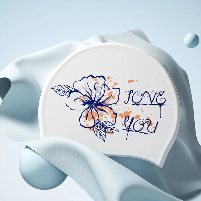 Long Hair Swim Cap – Waterproof Silicone Fit