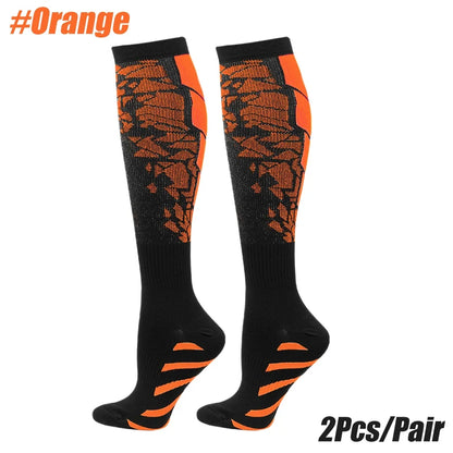 Compression Socks 20-30mmHg – High Stockings for Sports & Recovery (1 Pair)