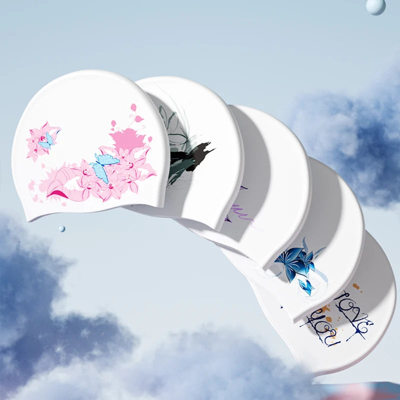 Long Hair Swim Cap – Waterproof Silicone Fit