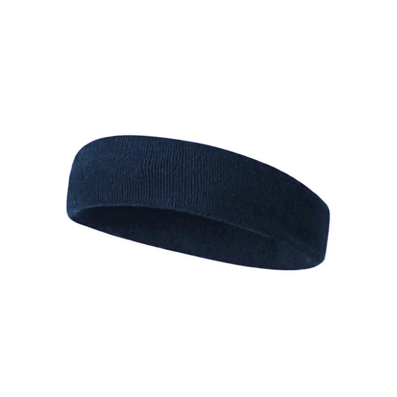 Pure Color Sports Headband – Sweat-Absorbent Running & Fitness Headwear