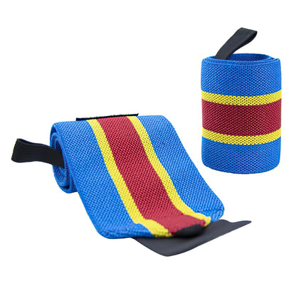 Wrist Support Brace - 1 Pair Extra Strength Weight Lifting Wrist Wraps for Gym & Fitness Training