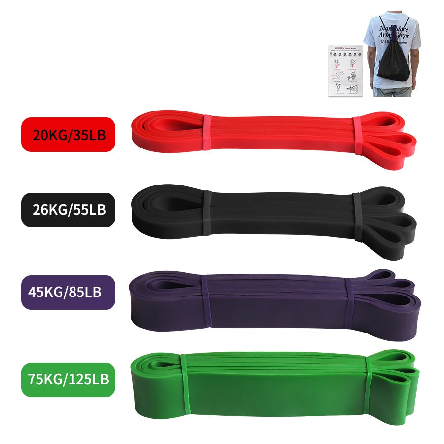 Workout Pilates Latex Resistance Band – Heavy Duty Exercise Band for Strength & Stretch