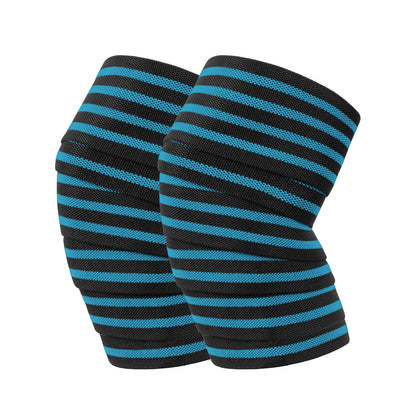 Knee Wraps for Squatting & Powerlifting – Support Bands for CrossFit, Weightlifting & Deadlifts