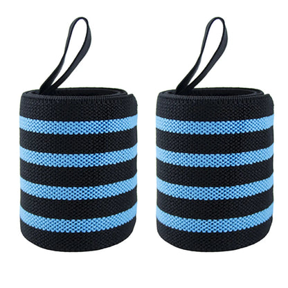 Wrist Support Brace - 1 Pair Extra Strength Weight Lifting Wrist Wraps for Gym & Fitness Training