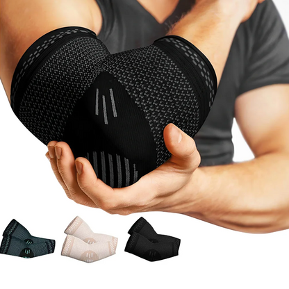Elastic Elbow Brace Support Sleeve – Breathable Compression Arm Pad for Sports & Injury Recovery – 1PC