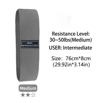 Fabric Resistance Hip Booty Bands – Glute & Thigh Elastic Bands for Squats & Yoga