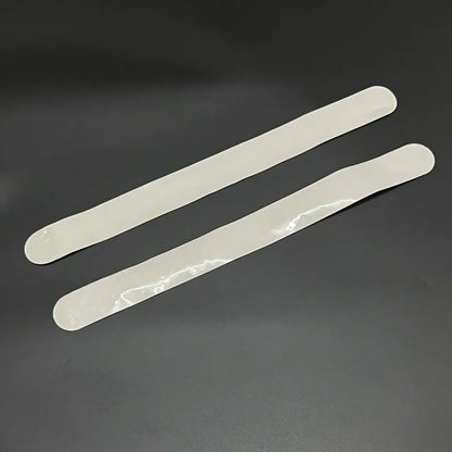 2 Pcs Self-Adhesive Tennis Racket Head Edge Protector Tape (Transparent TPU)
