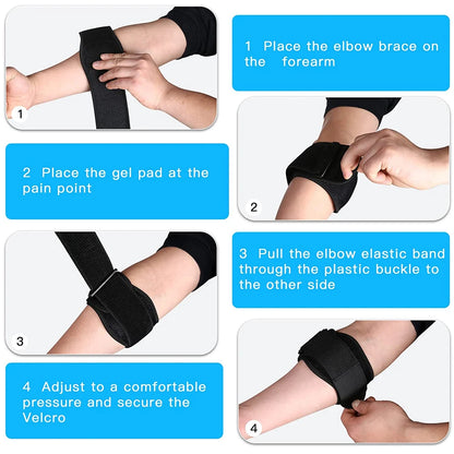 Adjustable Tennis Elbow Support Guard Pads (1PC)