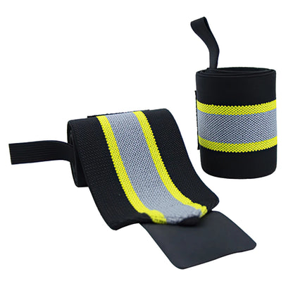 Wrist Support Brace - 1 Pair Extra Strength Weight Lifting Wrist Wraps for Gym & Fitness Training