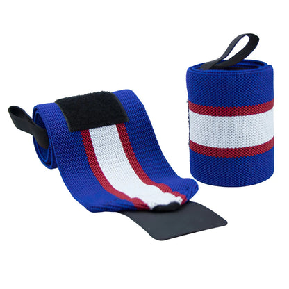 Wrist Support Brace - 1 Pair Extra Strength Weight Lifting Wrist Wraps for Gym & Fitness Training