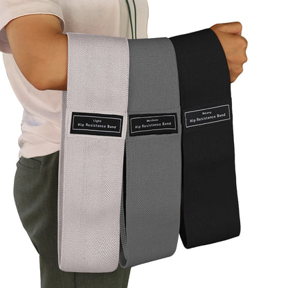 Fabric Resistance Hip Booty Bands – Glute & Thigh Elastic Bands for Squats & Yoga