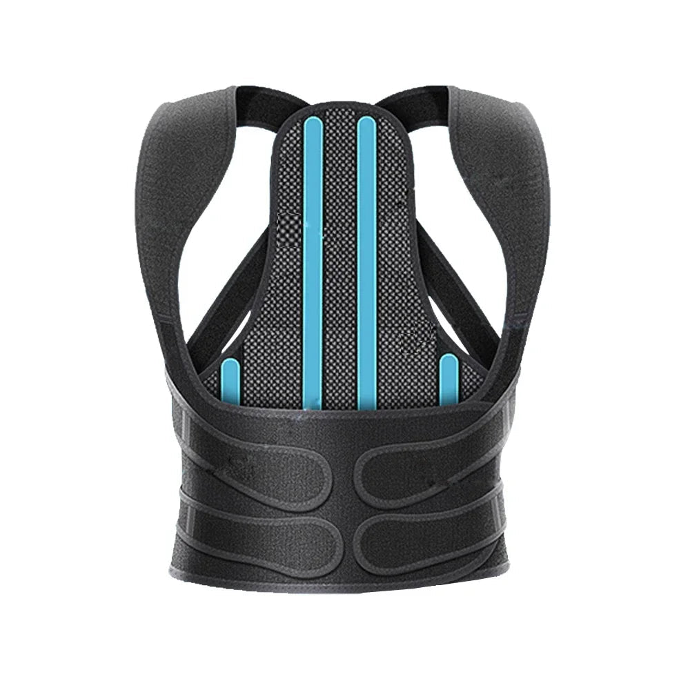 Back Brace Posture Corrector for Men & Women - Full Back Support for Neck, Shoulder, Spine Pain Relief - Scoliosis Treatment