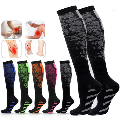 Compression Socks 20-30mmHg – High Stockings for Sports & Recovery (1 Pair)