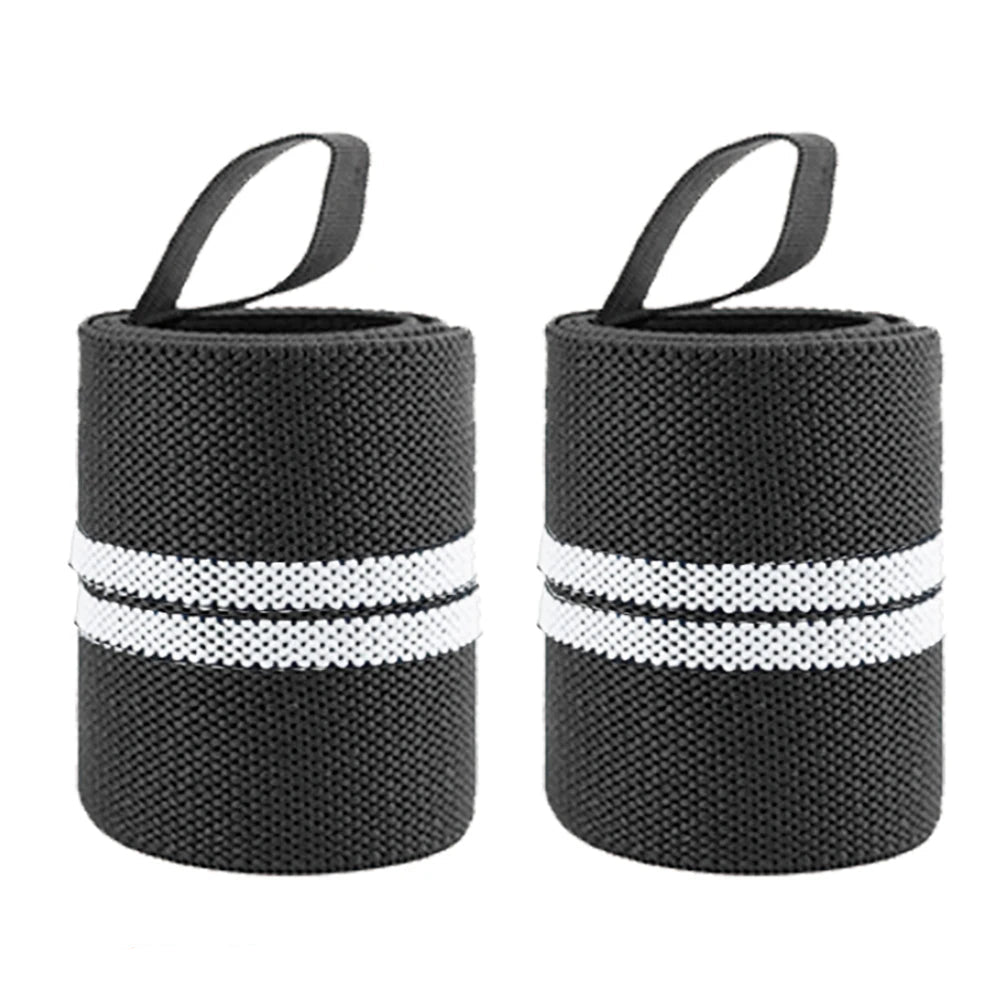 Wrist Support Brace - 1 Pair Extra Strength Weight Lifting Wrist Wraps for Gym & Fitness Training