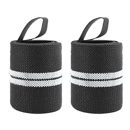 Wrist Support Brace - 1 Pair Extra Strength Weight Lifting Wrist Wraps for Gym & Fitness Training