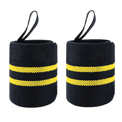 Wrist Support Brace - 1 Pair Extra Strength Weight Lifting Wrist Wraps for Gym & Fitness Training