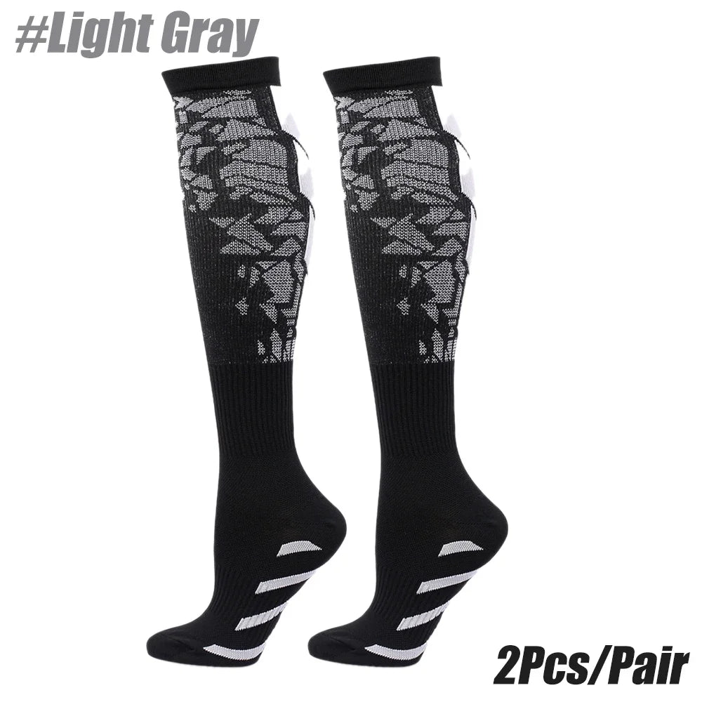 Compression Socks 20-30mmHg – High Stockings for Sports & Recovery (1 Pair)