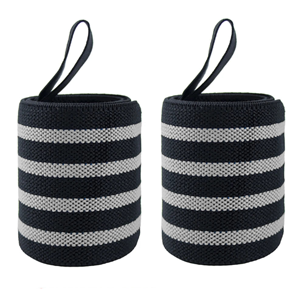 Wrist Support Brace - 1 Pair Extra Strength Weight Lifting Wrist Wraps for Gym & Fitness Training