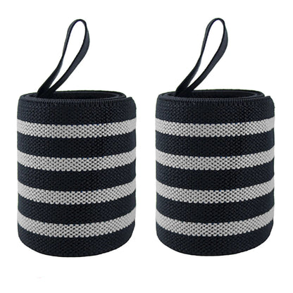 Wrist Support Brace - 1 Pair Extra Strength Weight Lifting Wrist Wraps for Gym & Fitness Training