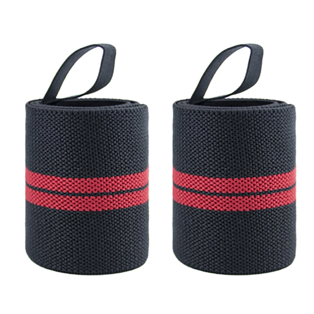 Wrist Support Brace - 1 Pair Extra Strength Weight Lifting Wrist Wraps for Gym & Fitness Training