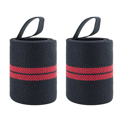 Wrist Support Brace - 1 Pair Extra Strength Weight Lifting Wrist Wraps for Gym & Fitness Training