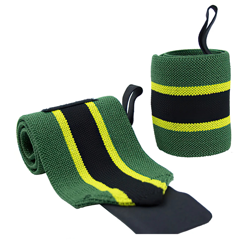 Wrist Support Brace - 1 Pair Extra Strength Weight Lifting Wrist Wraps for Gym & Fitness Training