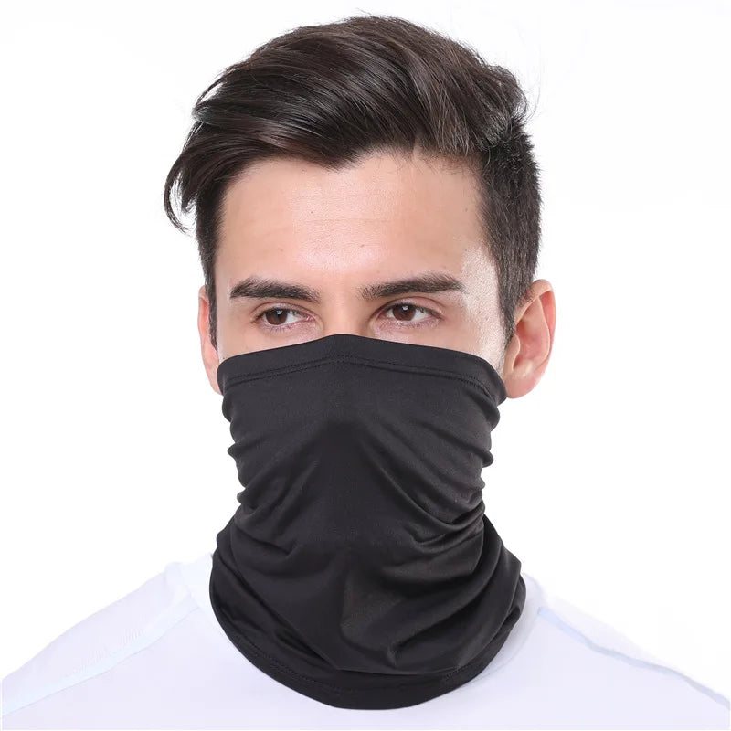 Unisex Silk Magic Scarf – Outdoor Sports Bicycle Headband & Neck Tube Warmer