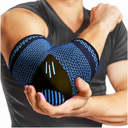 Elastic Elbow Brace Support Sleeve – Breathable Compression Arm Pad for Sports & Injury Recovery – 1PC