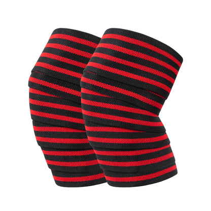 Knee Wraps for Squatting & Powerlifting – Support Bands for CrossFit, Weightlifting & Deadlifts