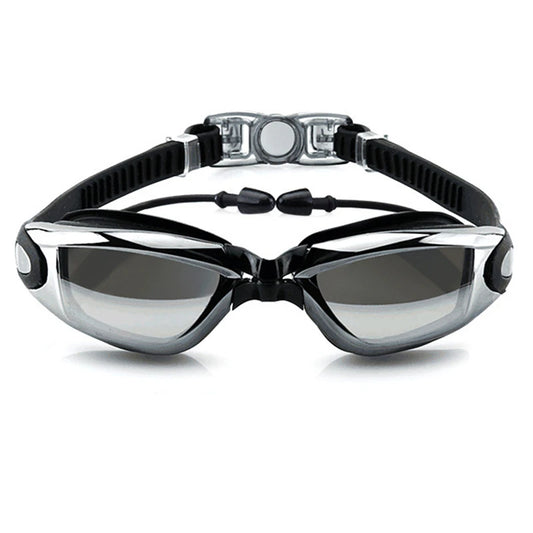 Electroplated Swim Goggles – Waterproof Silicone Design