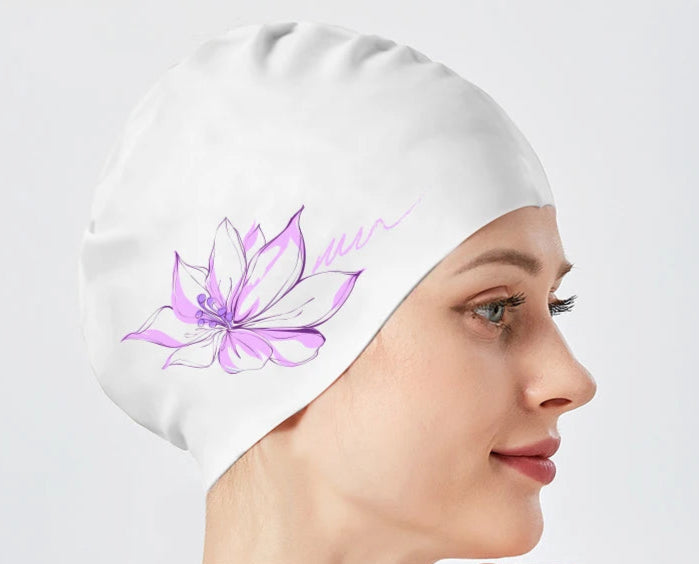 Long Hair Swim Cap – Waterproof Silicone Fit