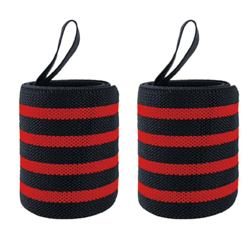 Wrist Support Brace - 1 Pair Extra Strength Weight Lifting Wrist Wraps for Gym & Fitness Training