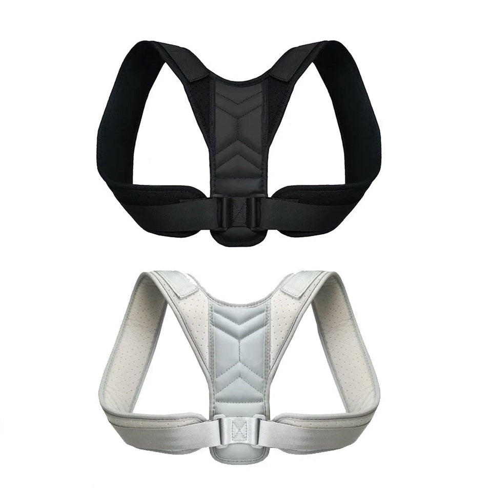 Adjustable Back Posture Corrector & Neck Brace – Shoulder Support for Home & Office