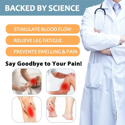 Compression Socks 20-30mmHg – High Stockings for Sports & Recovery (1 Pair)