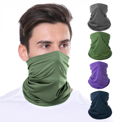 Unisex Silk Magic Scarf – Outdoor Sports Bicycle Headband & Neck Tube Warmer